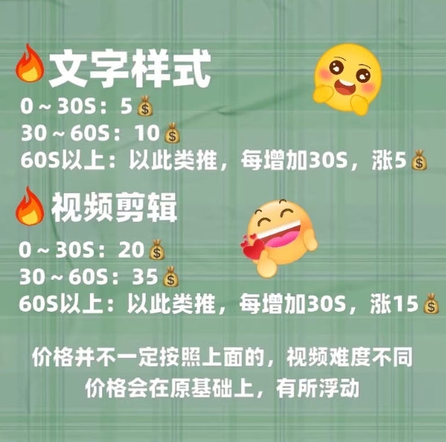 各種視頻制作 24小時(shí)接單！加